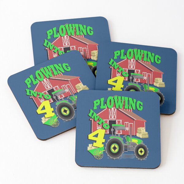 Item preview, Birthday 4 Year Old Farming Themed Party, Cute Farm Fourth Birthday Gift designed and sold by tamdevo1.