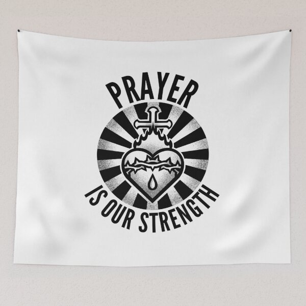 Item preview, Sacred Heart of Jesus Quote Prayer designed and sold by HalpinDesign.