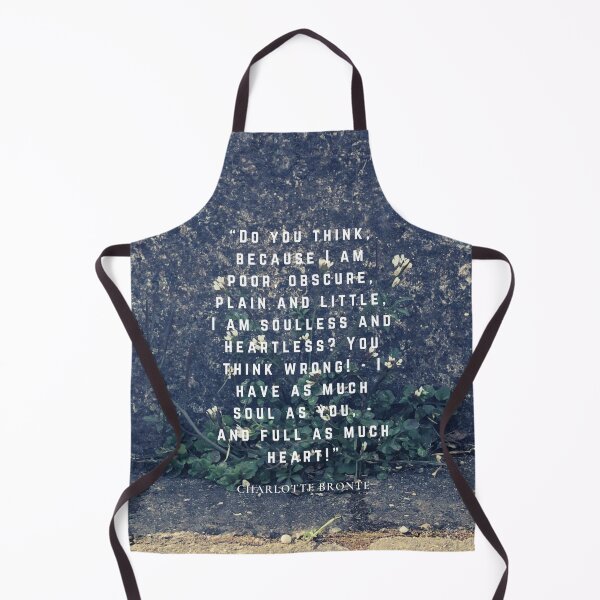 Item preview, Flower in Pavement and Charlotte Brontë Quote designed and sold by JustabitBookish.
