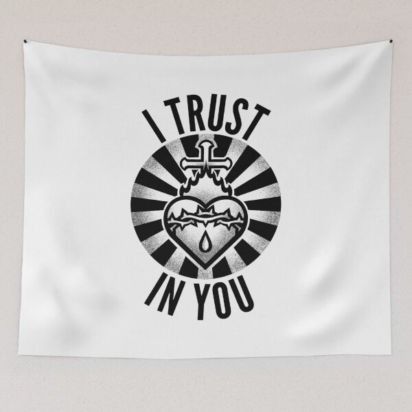 Item preview, Sacred Heart of Jesus Quote Trust designed and sold by HalpinDesign.