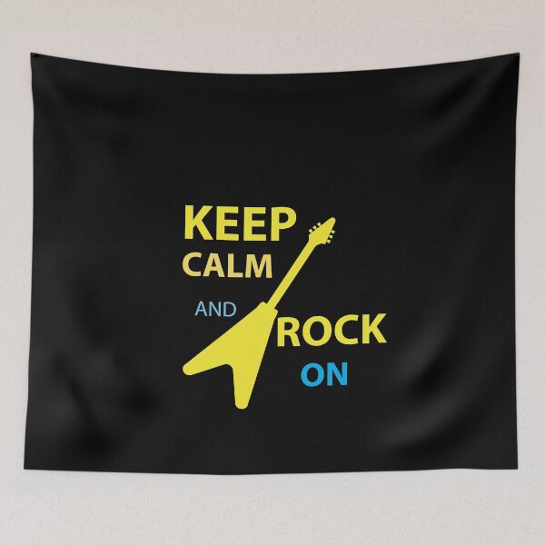 Item preview, Keep calm and rock on designed and sold by hicham4you.