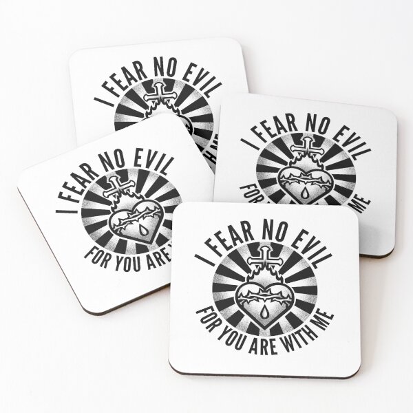 Item preview, Sacred Heart of Jesus Quote Fear designed and sold by HalpinDesign.