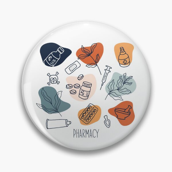 Item preview, Modern pharmacy pattern designed and sold by Eenig.