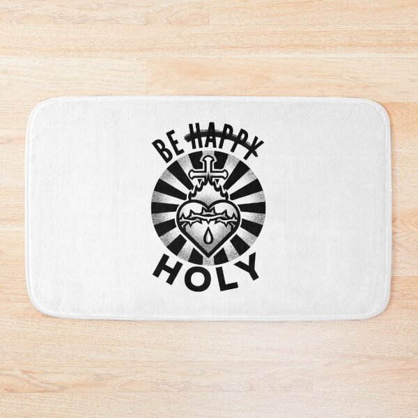 Item preview, Sacred Heart of Jesus Quote Be Holy designed and sold by HalpinDesign.