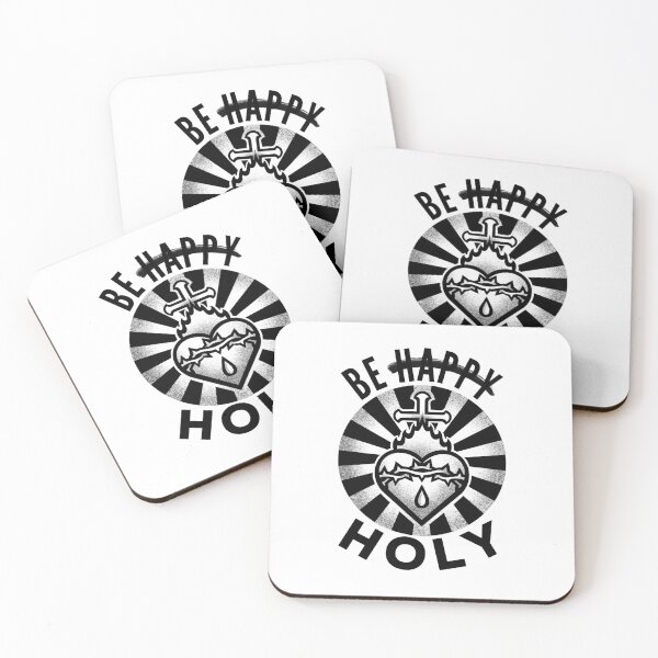 Item preview, Sacred Heart of Jesus Quote Be Holy designed and sold by HalpinDesign.