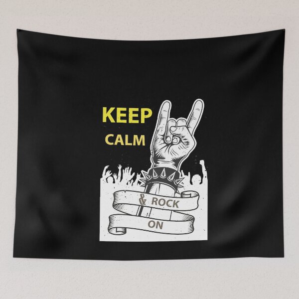Item preview, Keep calm and rock on designed and sold by hicham4you.