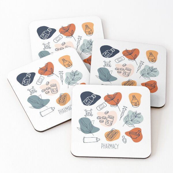Item preview, Modern pharmacy pattern designed and sold by Eenig.