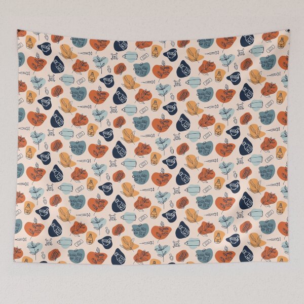Item preview, Modern pharmacy pattern designed and sold by Eenig.