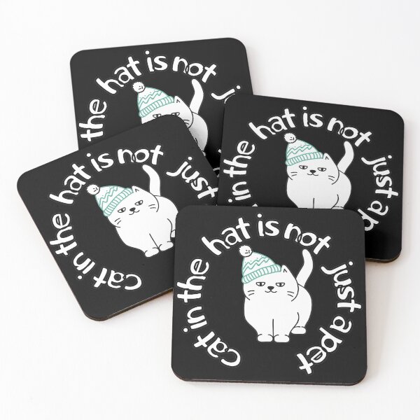 Item preview, Funny logo for cat lovers. Cat in the hat is not just a pet. designed and sold by sunvic.