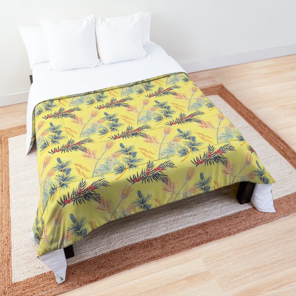 Pine and berries Comforter