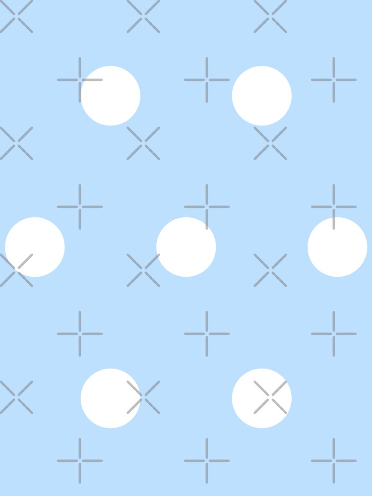 Imagen 6 de 6, Sudadera con capucha oversize prémium con la obra White Polka Dots on sky blue Background , diseñada y vendida por Patternsonly.