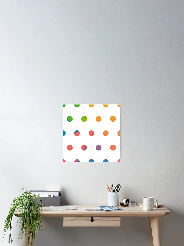 Thumbnail 2 von 3, Poster, Colorful polka dots designt und verkauft von Patternsonly.