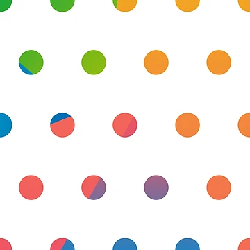 Imagen de la obra Colorful polka dots de Patternsonly