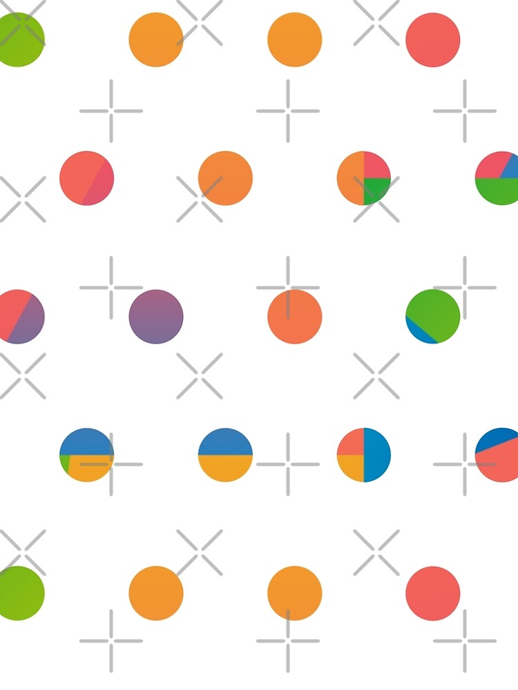 Aperçu 5 sur 5. Robe trapèze avec l'œuvre Colorful polka dots créée et vendue par Patternsonly.