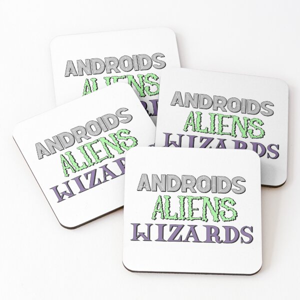 Item preview, Androids, Aliens & Wizards, Funny Parody, The Big Three designed and sold by Letters0fLuna.