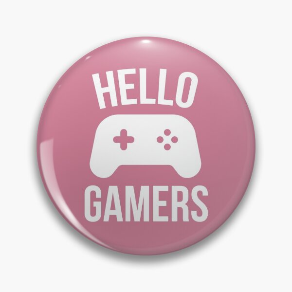 Item preview, Hello Gamers (Pink BG) designed and sold by FilipeFerreira.