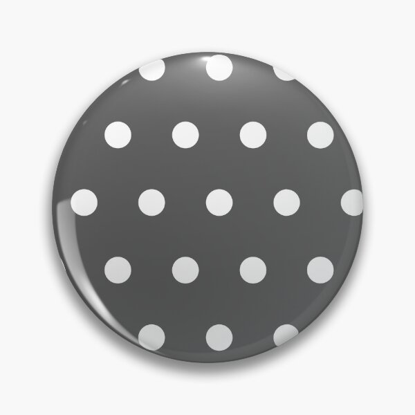 Artikelvorschau, White Polka Dots, Grey Background Patterns entworfen und verkauft von Patternsonly.