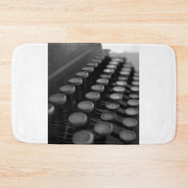Item preview, Typewriter in Black & White designed and sold by Amanda Vontobel Photography/Random Fandom Stuff.