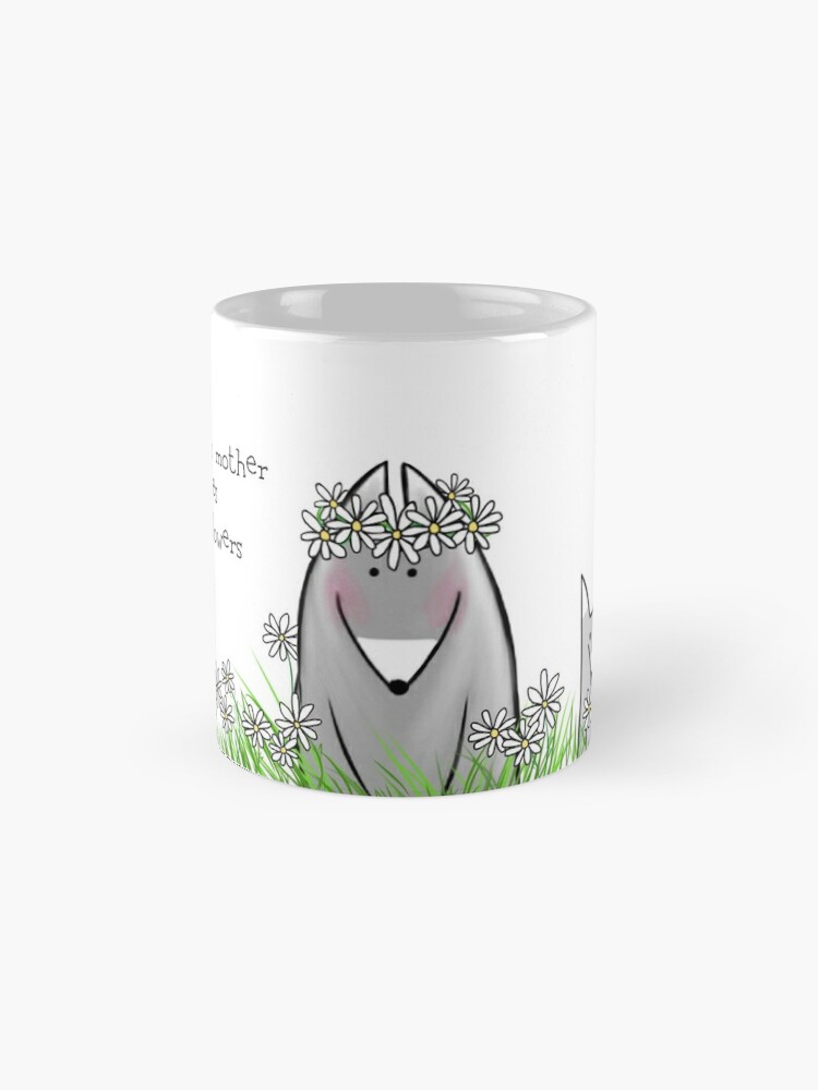 Alternate view of With Many Flowers  Mug