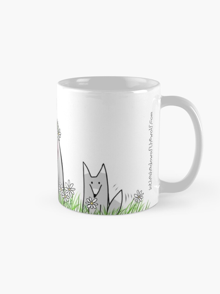 Alternate view of With Many Flowers Coffee Mug