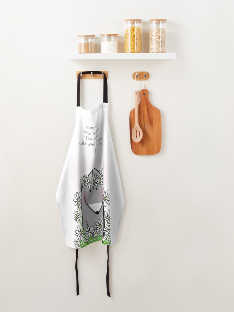 Alternate view of With Many Flowers Apron