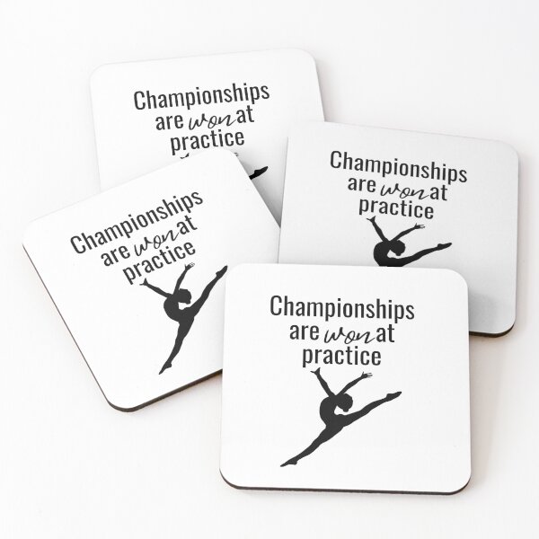 Item preview, Gymnastics Girl Inspiring Quote designed and sold by RaquelDeneth.