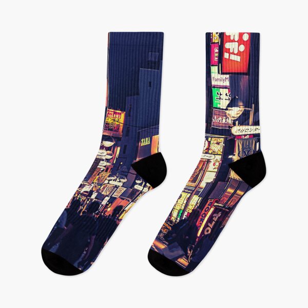 Item preview, Tokyo street- night setting designed and sold by afrapaints.