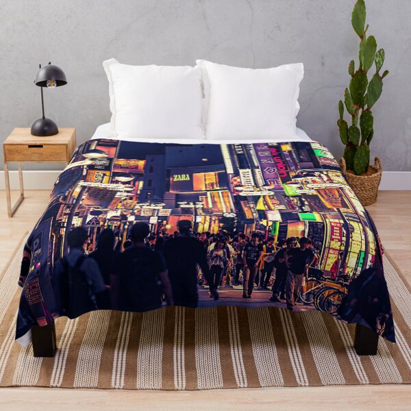 Item preview, Tokyo street- night setting designed and sold by afrapaints.