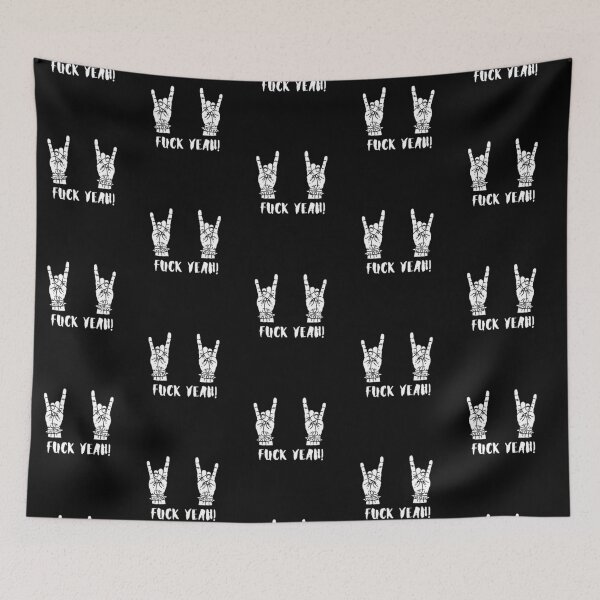 Item preview, Fuck Yeah Metal Horns designed and sold by ttuniques.