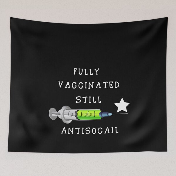 Item preview, Fully vaccinated still antisocail designed and sold by hicham4you.