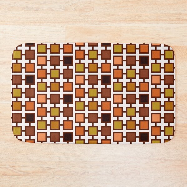 Item preview, Multi brown colour Polka square designed and sold by Patternsonly.