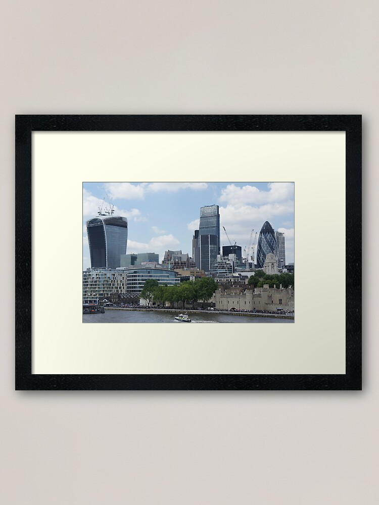 Thumbnail 2 of 7, Framed Art Print, Walkie-Talkie building - 20 Fenchurch Street designed and sold by santoshputhran.