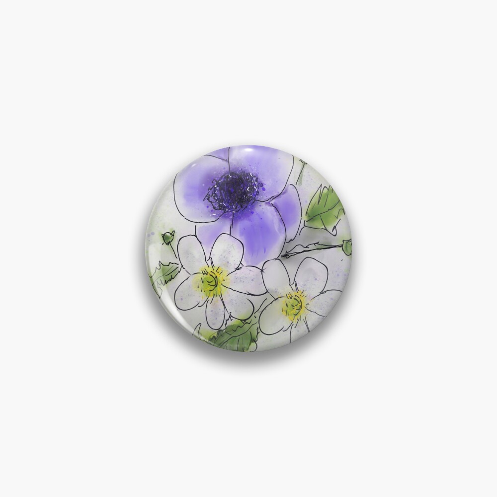Item preview, Pin designed and sold by ClareWalkerArt.