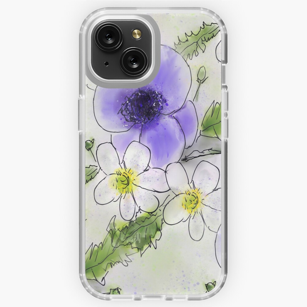 Item preview, iPhone Soft Case designed and sold by ClareWalkerArt.