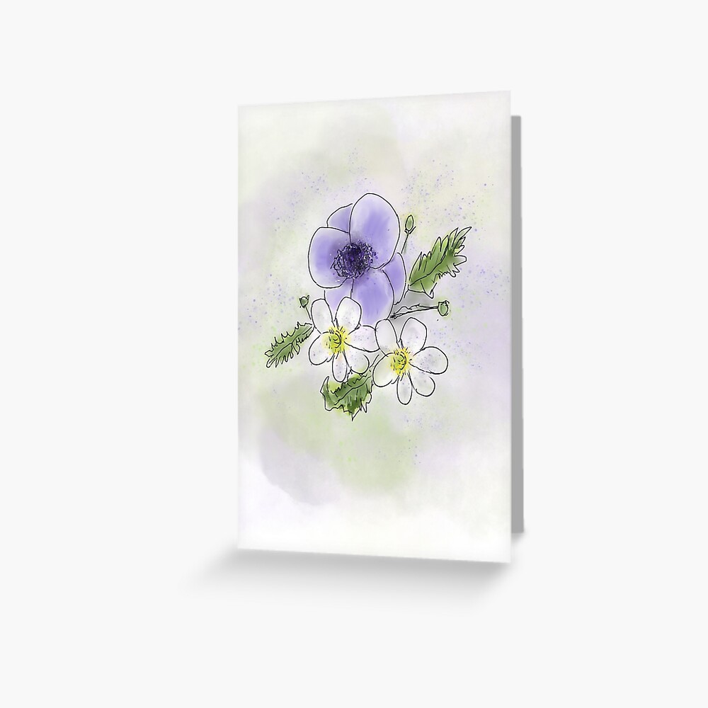 Item preview, Greeting Card designed and sold by ClareWalkerArt.