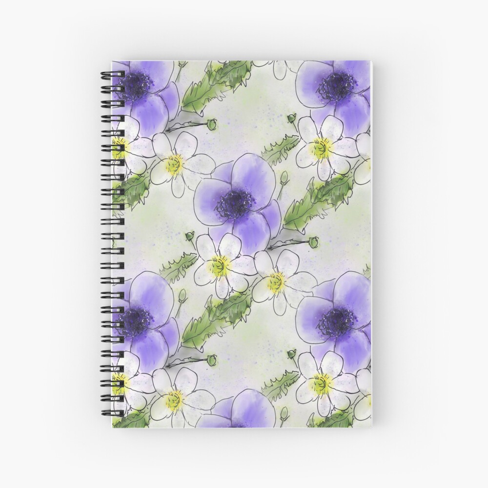 Item preview, Spiral Notebook designed and sold by ClareWalkerArt.