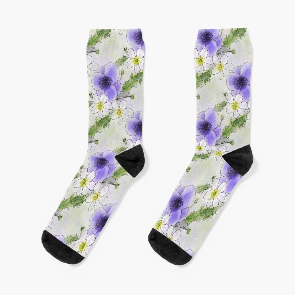 Item preview, Socks designed and sold by ClareWalkerArt.