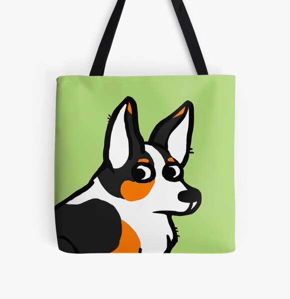 Item preview, Sitting Corgi Tricolor designed and sold by yummymachine.