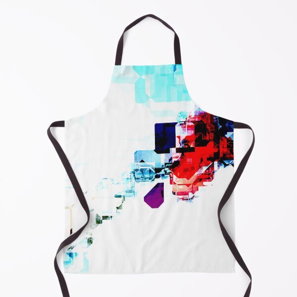Item preview, Techno Blitz Cube Art Abstract in White designed and sold by NeonAbstracts.
