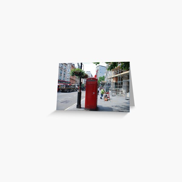 Iconic - Red Telephone Box London Greeting Card
