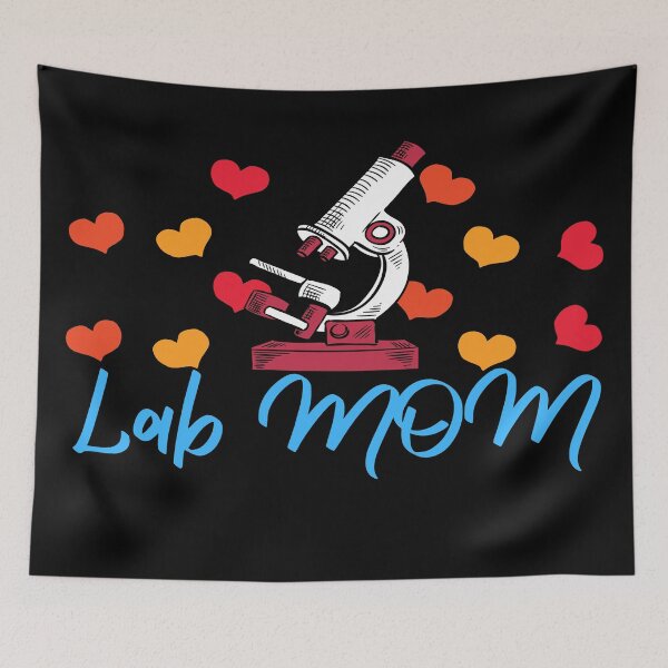 Item preview, MEDICAL LAB SCIENTIST TECH LAB MOM WITH HEARTS  designed and sold by Hippiesole.