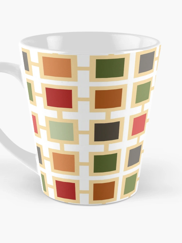 Thumbnail 3 of 4, Coffee Mug, Square pattern designed and sold by Patternsonly.