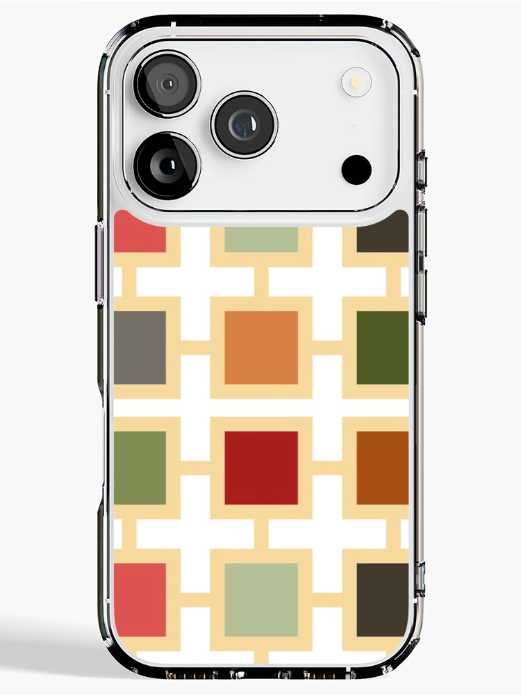 Thumbnail 1 of 5, iPhone Case, Square pattern designed and sold by Patternsonly.