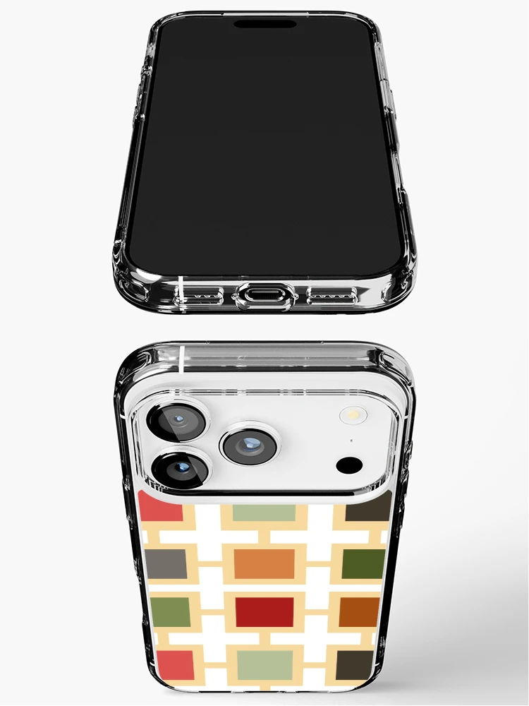 Thumbnail 3 of 5, iPhone Case, Square pattern designed and sold by Patternsonly.