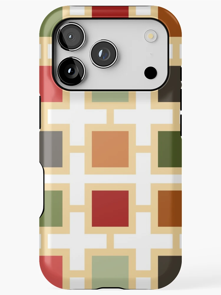 Thumbnail 1 of 4, iPhone Case, Square pattern designed and sold by Patternsonly.