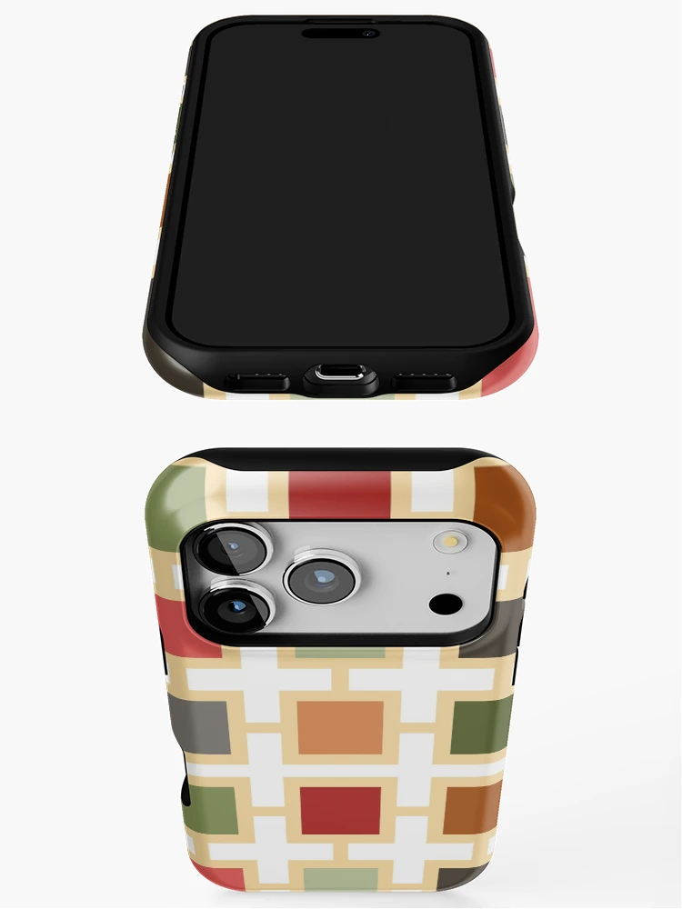 Thumbnail 3 of 4, iPhone Case, Square pattern designed and sold by Patternsonly.