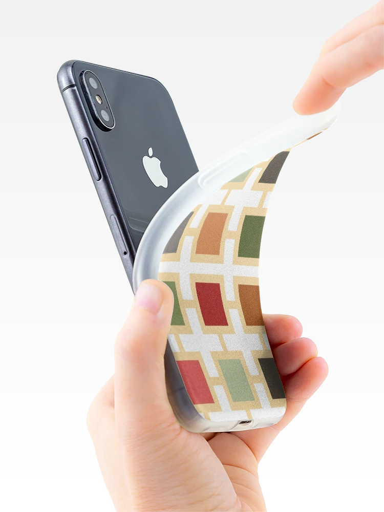 Thumbnail 4 of 5, iPhone Case, Square pattern designed and sold by Patternsonly.