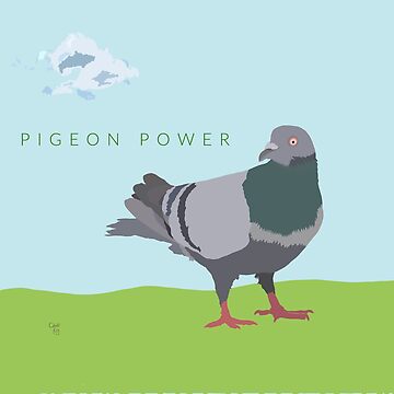 Artwork thumbnail, Pigeon Power by LovelyDayArt