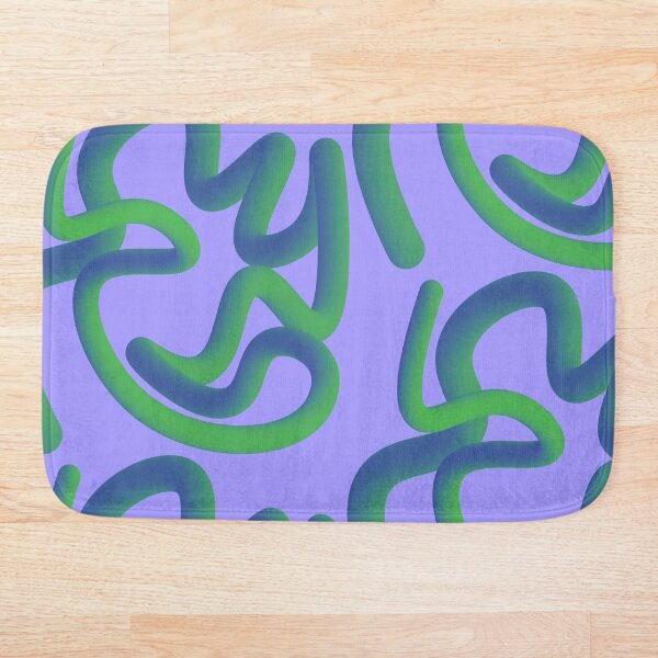 Item preview, Blue and green abstract shape designed and sold by NoCoastShop.