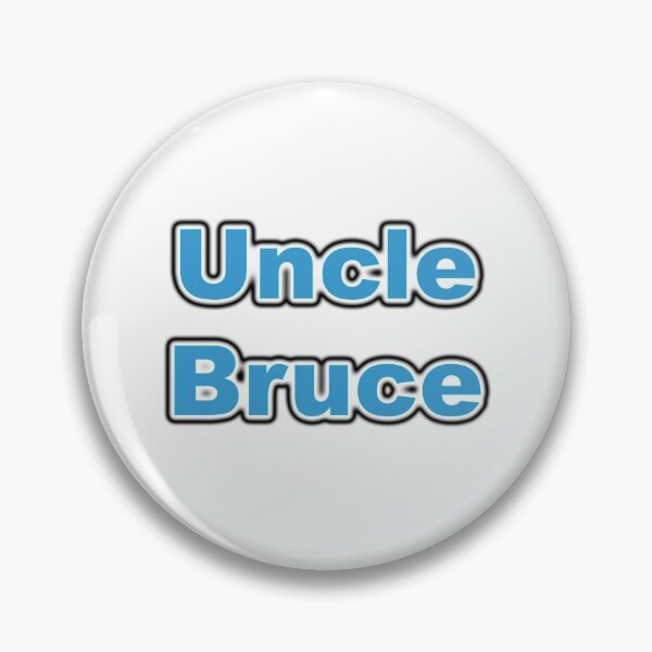 Uncle Bruce logo Pin